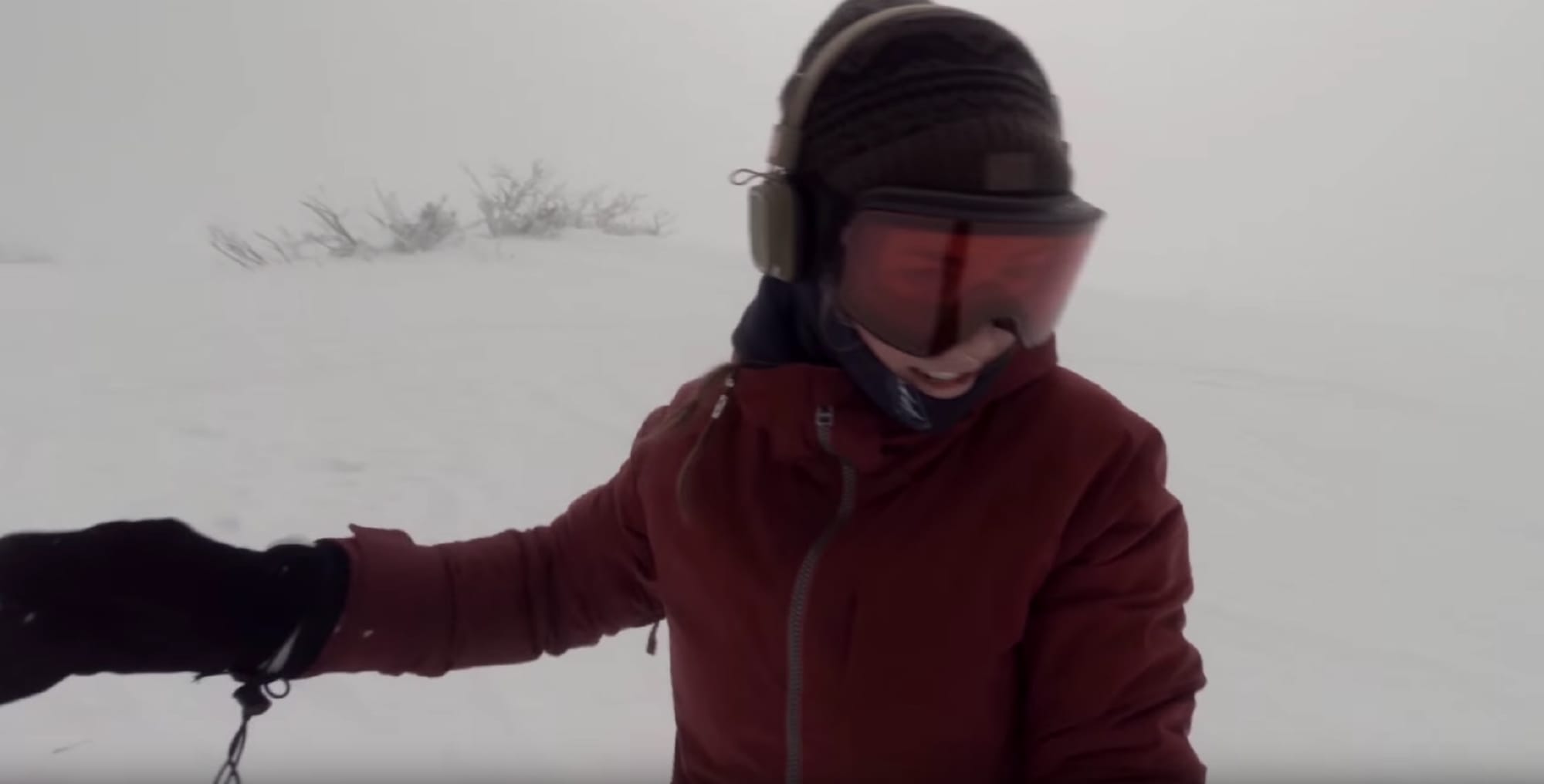 Snowboarder Girl Chased By Bear Real Or Fake Did This Snowboarder Fake a Video of a Bear Chasing Her So She Could Go