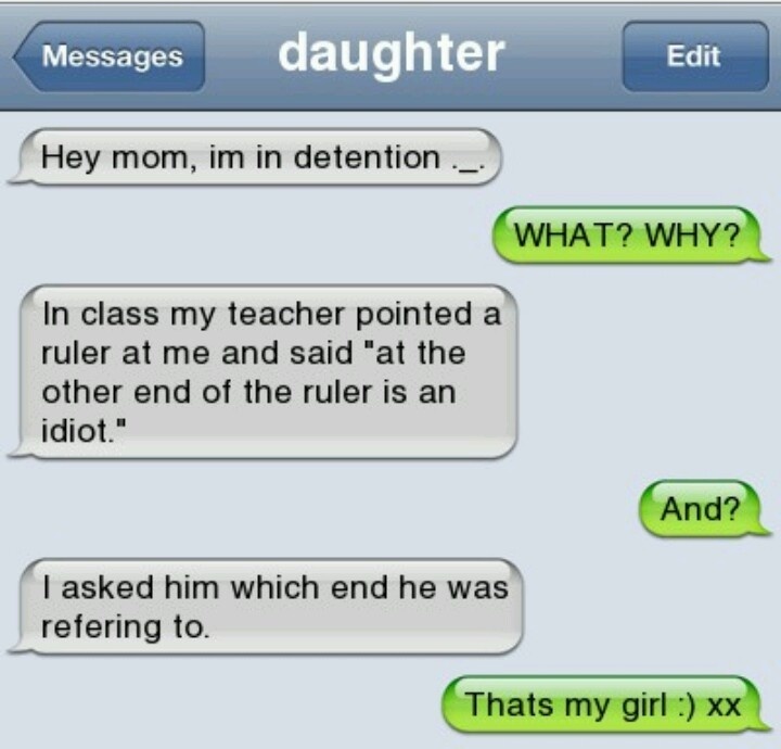 Sarcastic Text Messages That Really Had To Sting Detention Sarcasm Society